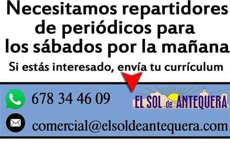 trabajo en antequera sin experiencia|Ofertas de trabajo de Antequera .